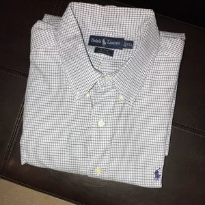 Men’s Button Up Long Sleeve Polo Size XXL EUC